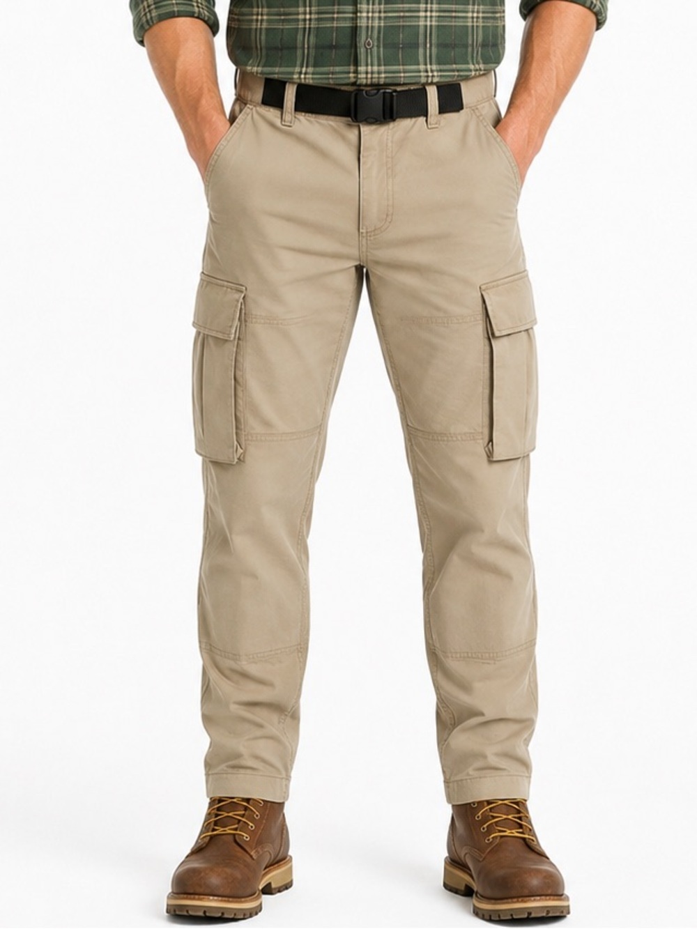 TOPMAN NWOTS MENS KHAKI CARGO PANT SZ 30 X 30